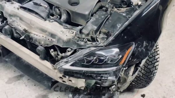 Установка бампера isf на Lexus IS 250
