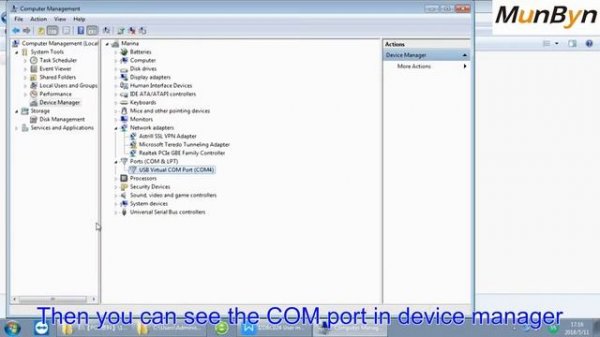 USB-COM Virtual COM port Setting for I2DBC024 how to connect with serial