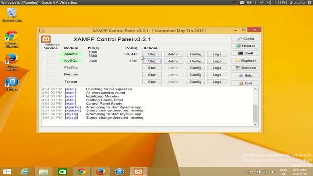 How to Install XAMPP for Windows 8 / Windows 8.1 смотреть онлайн