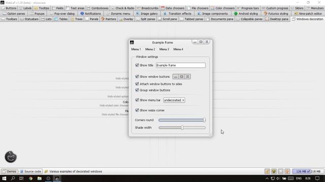 Java Swing UI - Demo WebLaF Java Look and Feel смотреть онлайн