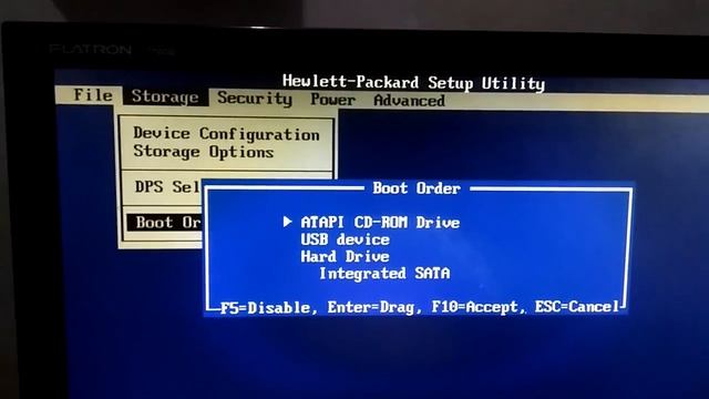 Bios Configuration Compaq | Hp Setup Utility