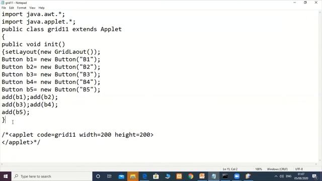 Advanced Java Programming---GridLayout Prof. Suwarna Thakre смотреть онлайн