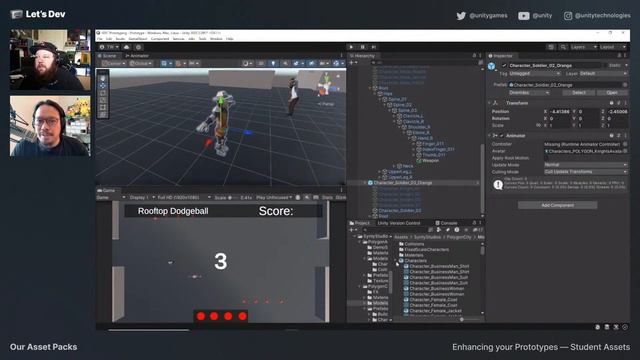 Enhancing Your Prototype with the Unity Asset Store ｜ Let's Dev смотреть онлайн