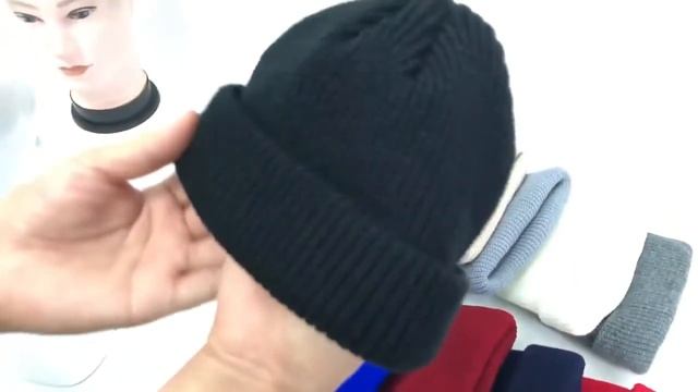 Fashion Hip Hop Beanie Knitted Hat Men Women Skullcap Winter Warm Brimless Baggy Melon Cuff Docker смотреть онлайн