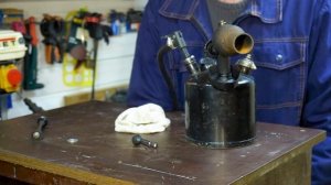 Ремонт Паяльной лампы. Ниппель  вместо Насоса. Паяльная лампа- ремонт насоса