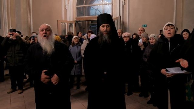 Колядки в Свято-Духовом монастыре г. Вильнюса смотреть онлайн