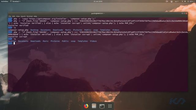 06 - Instalando Composer en Ubuntu смотреть онлайн