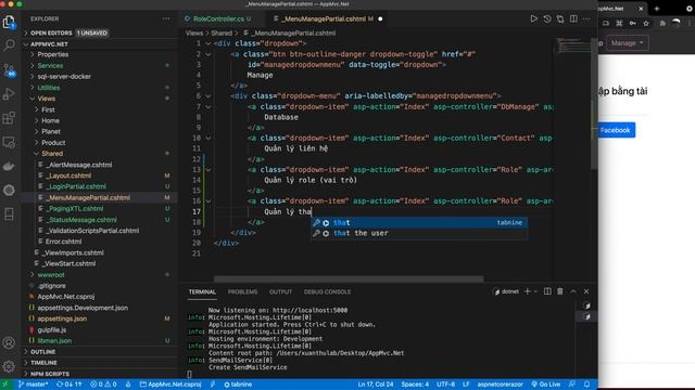 CS72 (Lập trình ASP.NET MVC 05) Tích hợp Identity, phân quyền truy cập, xác thực hai yếu tố смотреть онлайн