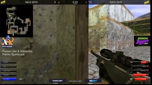 CSGO LIVE SHOW MATCH (NAVI 2010 VS NAVI 2020)