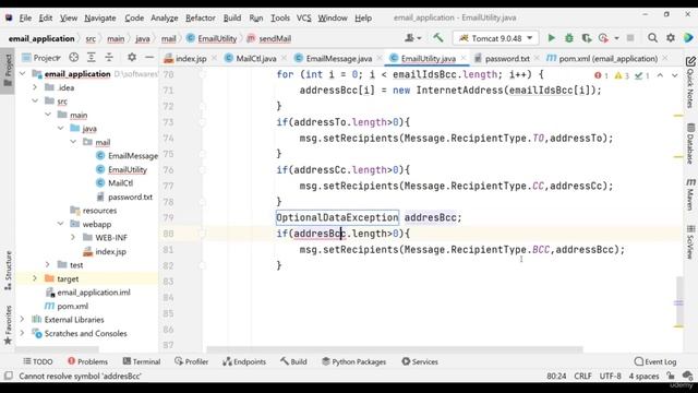 007 connection to SMTP server Part 2 handling errors (p67) смотреть онлайн