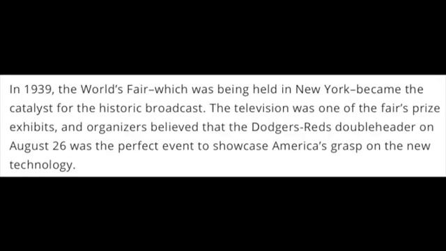 ON THIS DAY | AUGUST 23 | First televised Major League baseball game смотреть онлайн