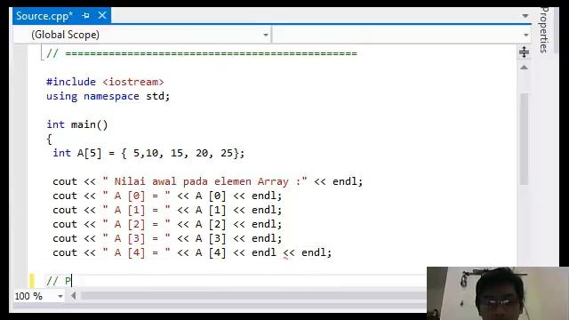 Modul 7-2 Inisialisasi Array смотреть онлайн
