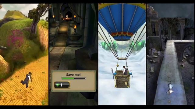 Temple Run Oz All 4 Maps at Once | Winkie Country VS Emerald City VS Whimsie Woods VS Dark Forest смотреть онлайн