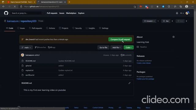 Git Basics: Pull Request смотреть онлайн