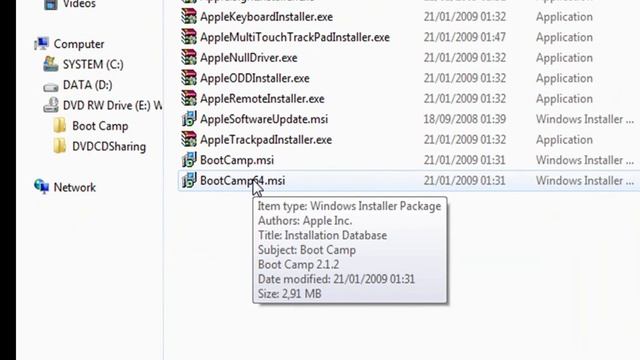 Installing boot camp and apple drivers on windows 7 on a macbook смотреть онлайн
