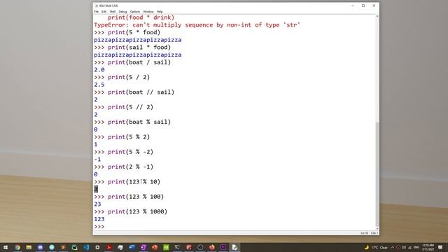 Operands ( Plus, Minus, Division and Modulo ) - Learn Python #7 смотреть онлайн