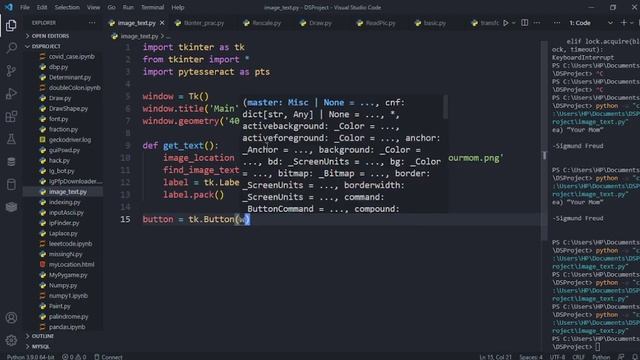 Image Text to Tkinter label (Pytesseract,Tkinter) смотреть онлайн
