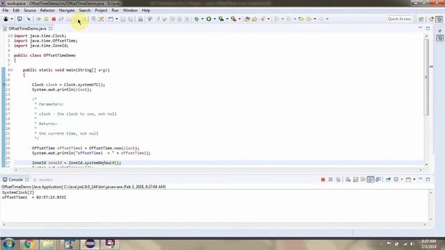 How to get the current time using now methods of OffsetTime Class? | Java 8 Date and Time смотреть онлайн