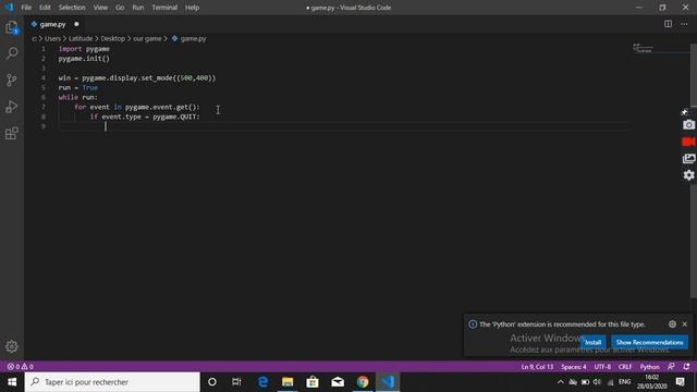 3-how to make a 2D game using python-الشروع في البرمجة смотреть онлайн