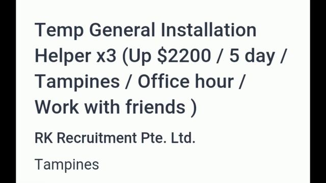 JOBS IN SINGAPORE?? \ WITH PROOF l Salary 1 lakh - 3 lakh l 8th pass can apply l Urgent vacancy смотреть онлайн