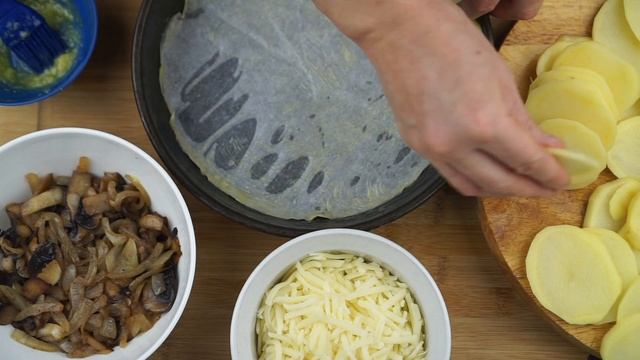 Удивите гостей/Как вкусно приготовить картошку/такой пирог всем понравится