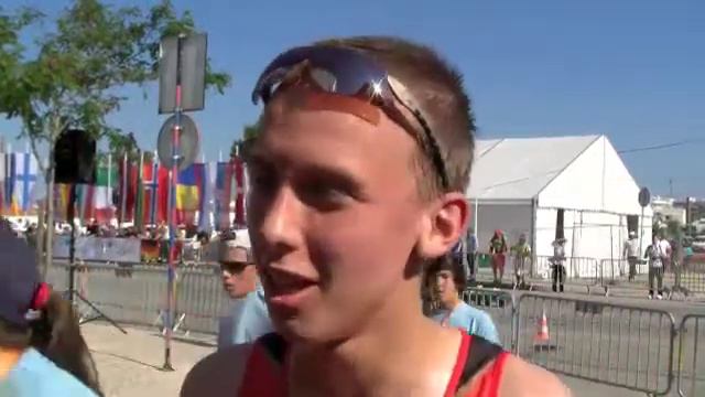 Hagen Pohle (GER) after 10K Race, Junior Men смотреть онлайн