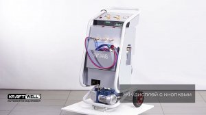 KRW134AMS KraftWell - Обзор станции для заправки автомобильных кондиционеров