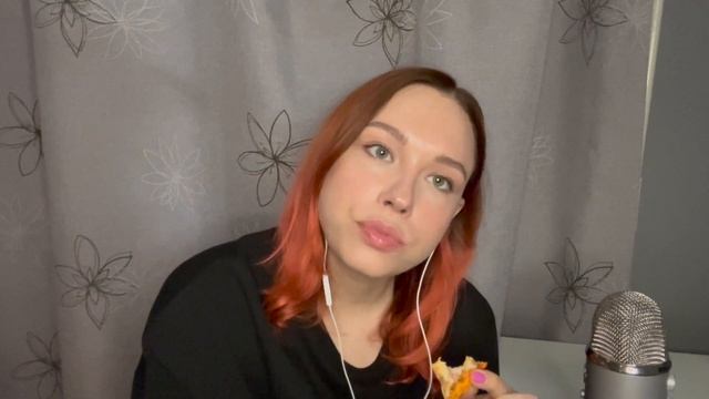 АСМР Итинг домашняя пицца / ASMR Eating