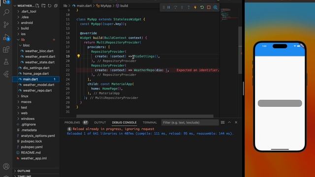 OpenWeather on flutter. смотреть онлайн