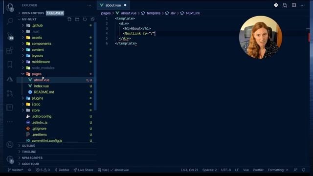 Routing with Nuxt.js смотреть онлайн
