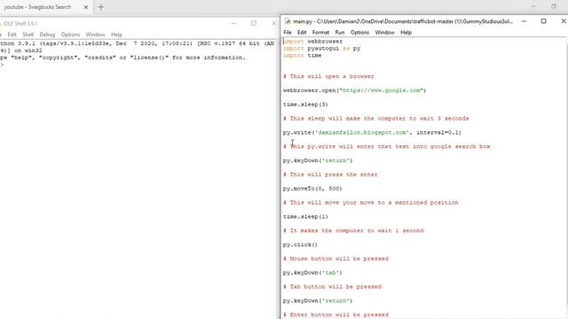 Type in a search bar with Python смотреть онлайн