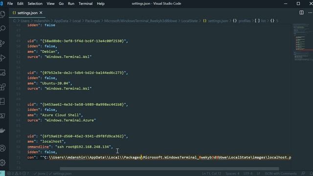 Windows Terminal - создание и настройка профиля смотреть онлайн