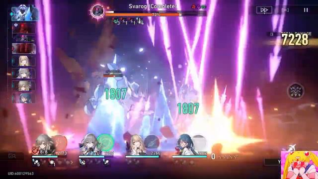 Honkai Star Rail - L67 Svarog Complete Boss Battle смотреть онлайн