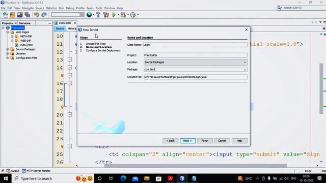 Java Practical 1-B |Create a servlet for a login page. | Step By Step Guide смотреть онлайн