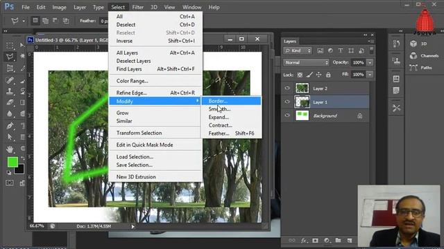 Photoshop 15 (Part 3/3) - Selection Tools смотреть онлайн