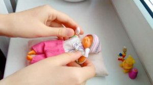 День со Стефанией/Переодевашки с мини реборном на дневной сон?