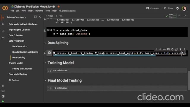 Diabetes Prediction Machine Learning Model on Google Colab | Linear Support Vector Machine смотреть онлайн