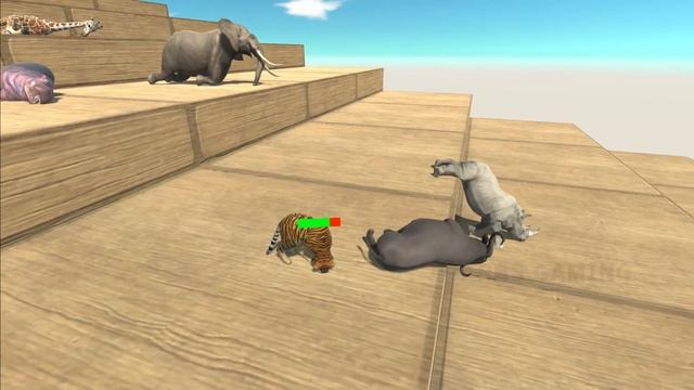 ⚡Stairs Championship of ALL Units - (?Animal Revolt Battle Simulator?) смотреть онлайн