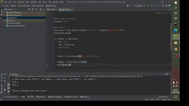 JIRA Rest API with Python- Get Status and Reporter jira rest api with Python смотреть онлайн