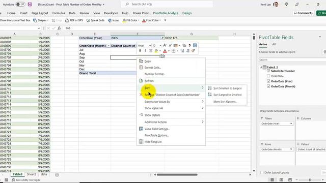 pbi1 How to get unique orders count in Power BI and Excel смотреть онлайн