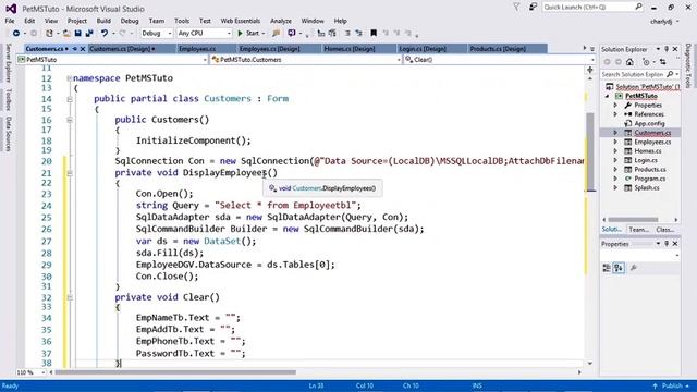Pet Shop Management System Using C#.Net and SQL Server смотреть онлайн