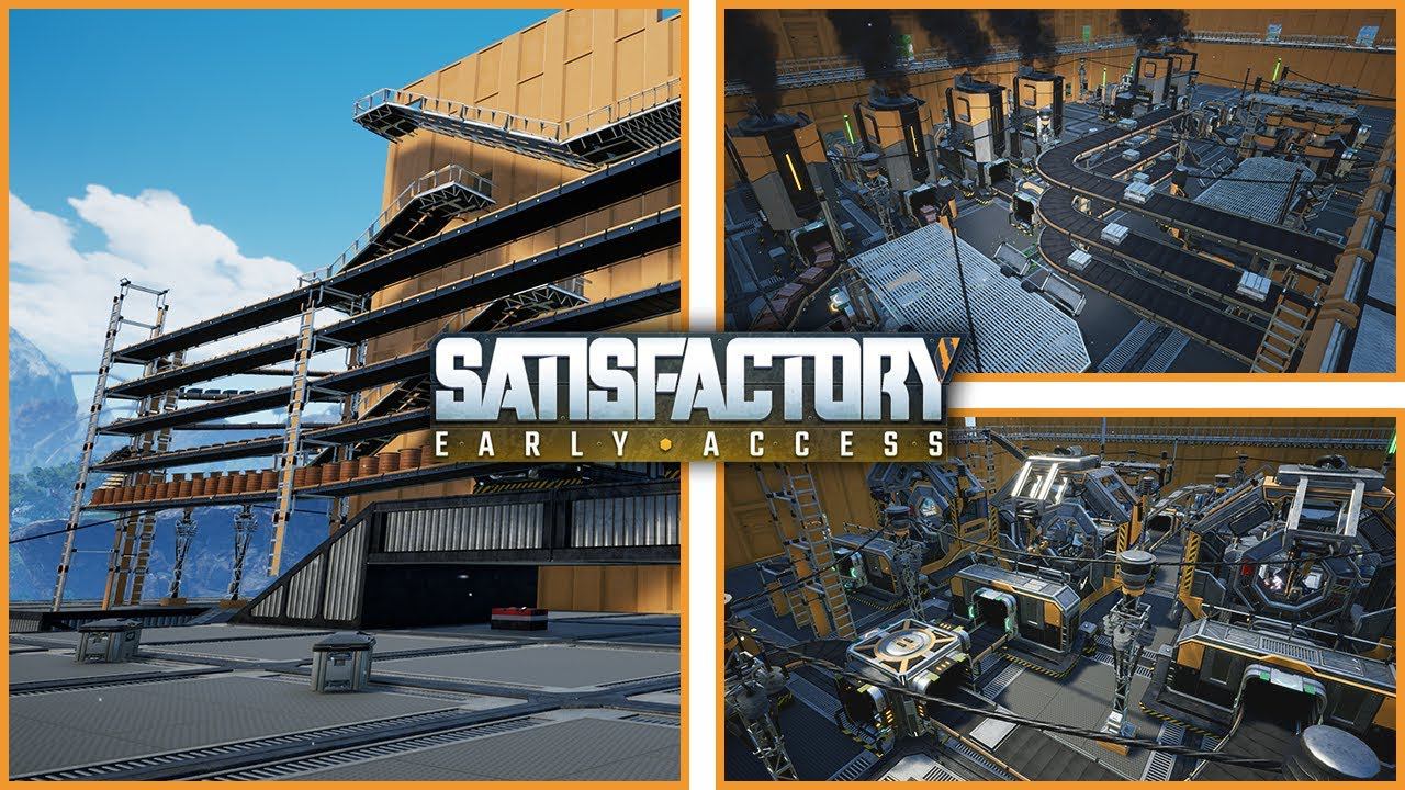 Satisfactory - СТРОИМ БОЛЬШОЙ ЗАВОД!
