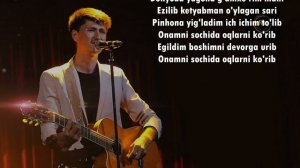Shoxrux Ergashev - Onamni sochida oqlarin ko'rib | 🎵 Шохрух Ергашев - Онамни соч [ Lyrics ] [ text