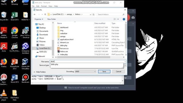 TUTORIAL SAVE FILE KODING DI NOTEPAD MENJADI PHP DAN EKSEKUSI DI CHROME DENGAN LOCALHOST смотреть онлайн