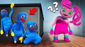 МАМА ДЛИННЫЕ НОГИ ИЩЕТ НАС! САМАЯ БЕЗУМНАЯ НЫЧКА! УГАРНЫЕ ПЛАСТИЛИНОВЫЕ ПРЯТКИ В HUMAN FALL FLAT