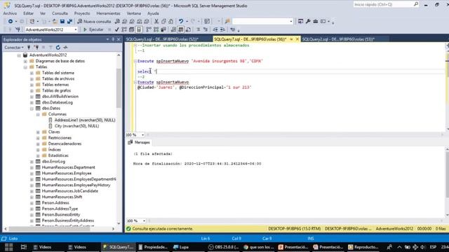 Procedimientos Almacenados En SQL Server, Consultas, Insercion, Actualizacion y Eliminacion смотреть онлайн