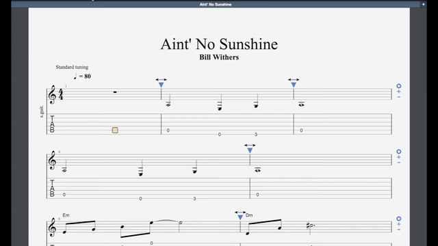 Aint' No sunshine Rockschool Debut Grade Acoustic Guitar смотреть онлайн