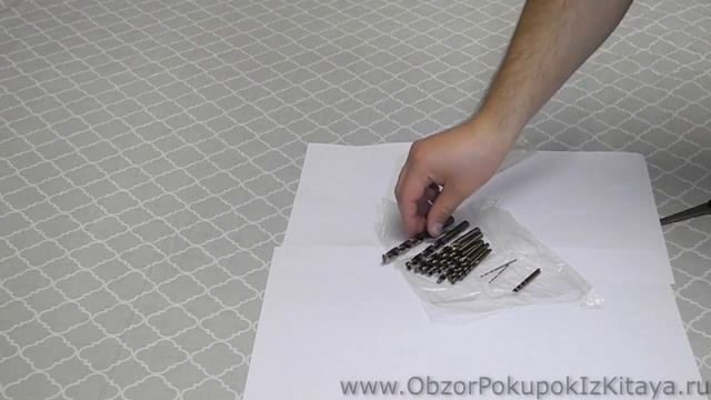 Кобальтовые свёрла по металлу. HSS-CO. Набор 1,5-10мм. Распаковка покупок из Китая 2017. смотреть онлайн