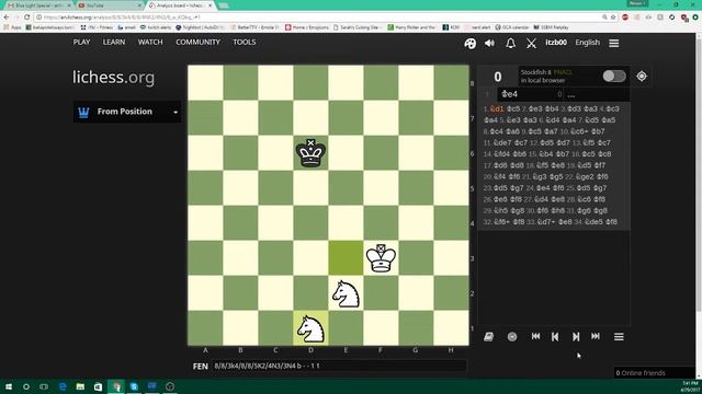 [CHESS] How to Checkmate with 2 Knights смотреть онлайн