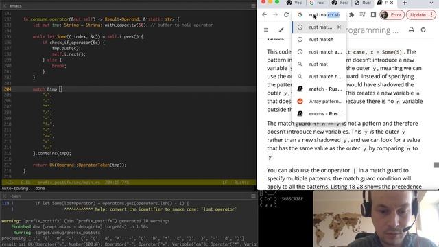 Part 10 - Replace string with Enum in Rust - for AST смотреть онлайн